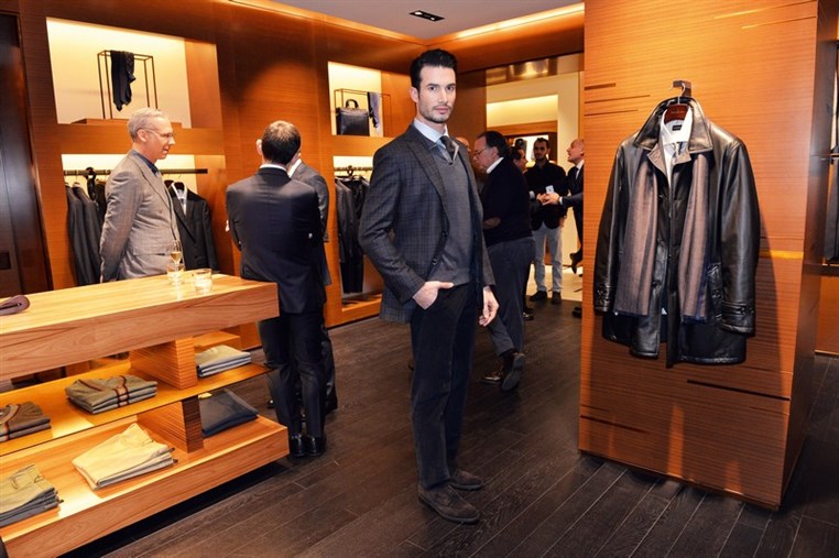 ERMENEGILDO ZEGNA CELBERATES NEW DOWNTOWN Italian brands revamped store opens with winter trunk show
